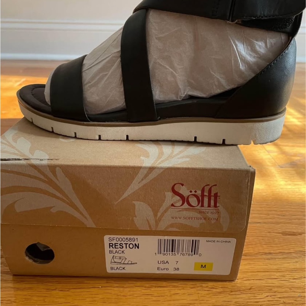 Women's Reston Black Sandals